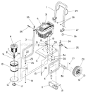 Part Location Diagram of BB2827GS Generac WLDMNT, LEG, BASE